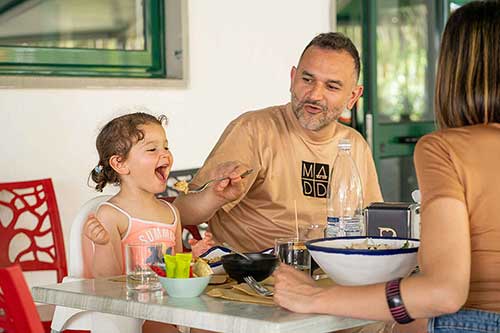 Famiglia al Bar del Pappasole Camping Village