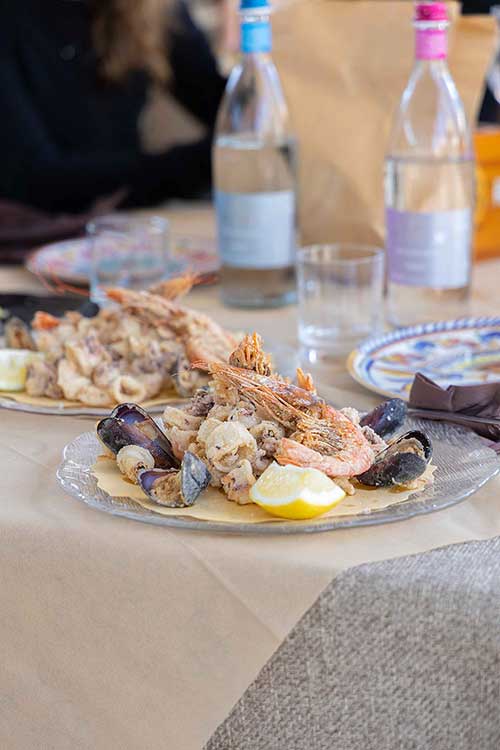 Piatto di mare del Ristorante Pizzeria Pappasole