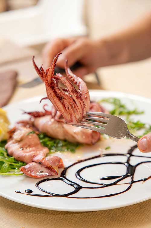 Piatto di mare del Ristorante Pizzeria Pappasole