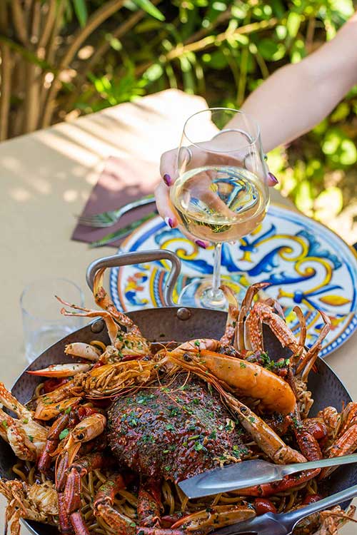 Piatto di mare del Ristorante Pizzeria Pappasole