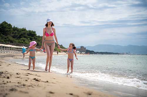 Mare davanti allo stabilimento balneare Pappabeach