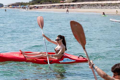 Noleggio Canoe allo stabilimento balneare Pappabeach