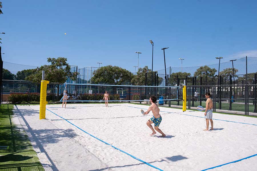 Campi da beach tennis del Pappasole Camping Village